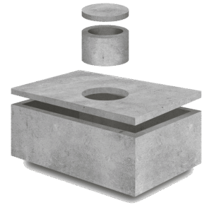 Enkammarseptiktank 4m3